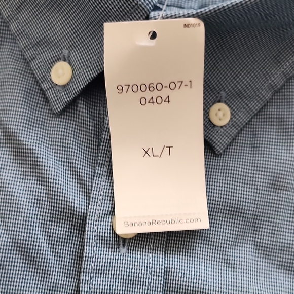 Banana Republic Casual Blue Button-Down Shirt - Picture 3 of 8